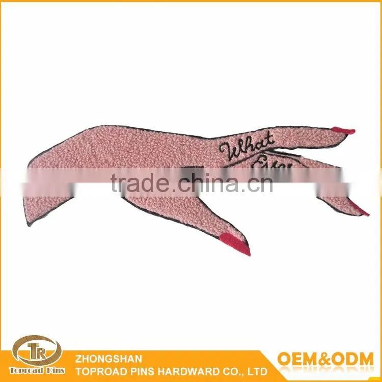 Custom india embroidery flag patch college embroidered patches india embroidery patch