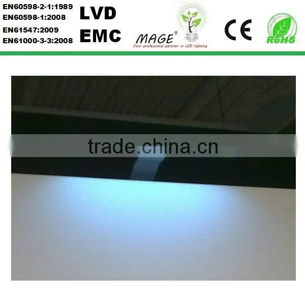 led light in study on the shelf