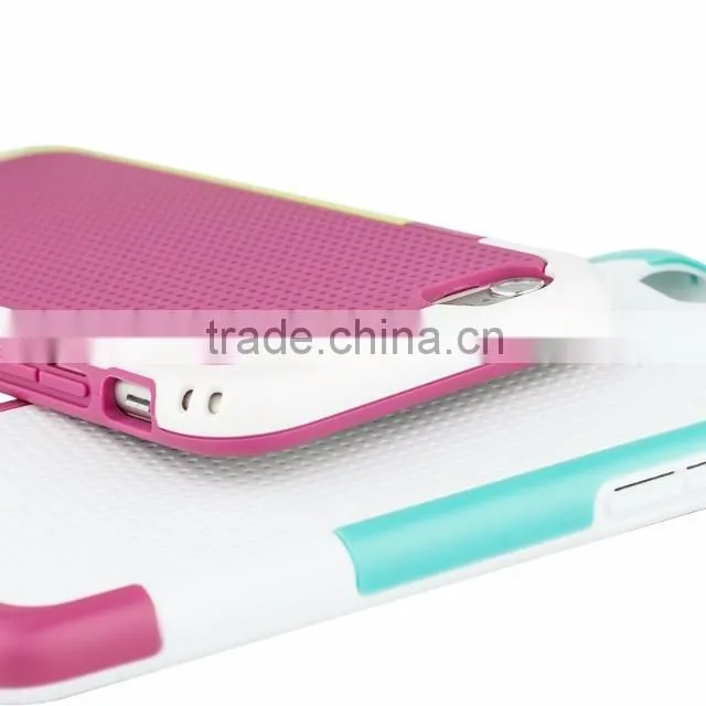 New Style Colorful Hybrid case for iphone6 6s Contrast Color PC + TPU back cover case For iphone 6 6S