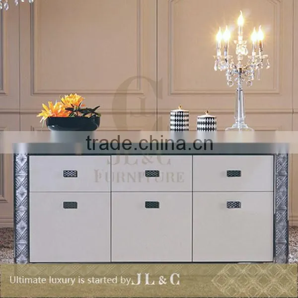 JB14-07 Neo classic solid wood dresser butterfly valves with crystal decoration from JLC furniture