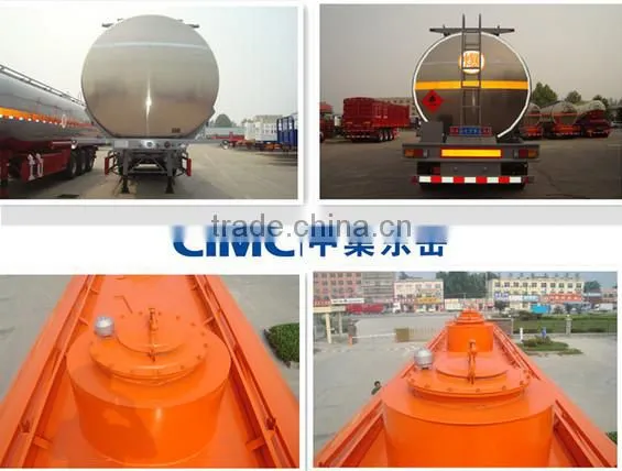 CIMC Bulk Cement Transporting Tanker Truck Trailers