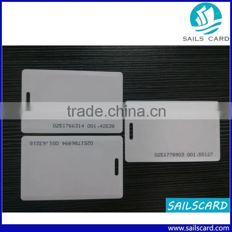 RFID Thick clamshell PVC 125KHz Writable T5577 Access Control Card