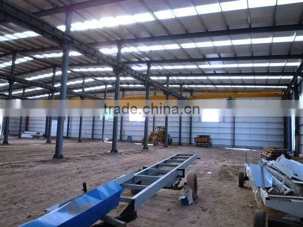 prefabricated steel structure frame construction for poultry farm