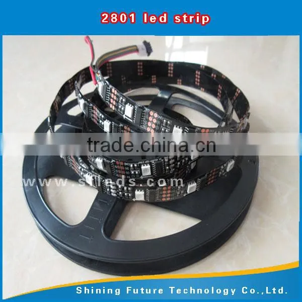 Full color digital 24-Bit 5050 RGB LED Strip WS2801 32 Pixels 5V Black/White ws2811 ws2812b