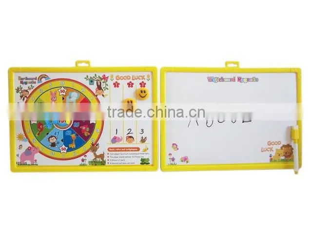 Promotion gift toy big kids magnetic writing board with dart board target