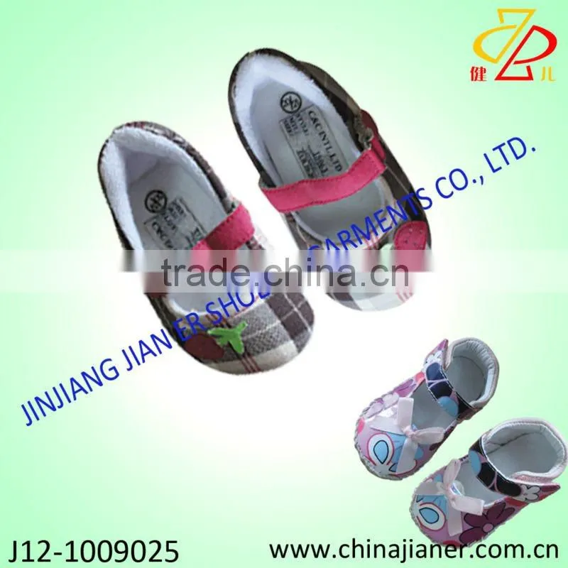 wholesale cotton fabric babies shoes new design for 2013