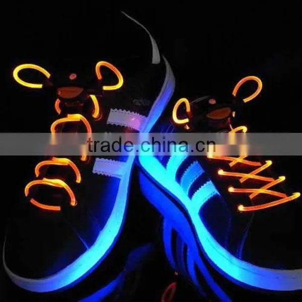 black pattern led electronic shoelace