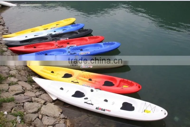 high quality 2person sit on fishing kayak & cheapest plastic kayak,against UV 8