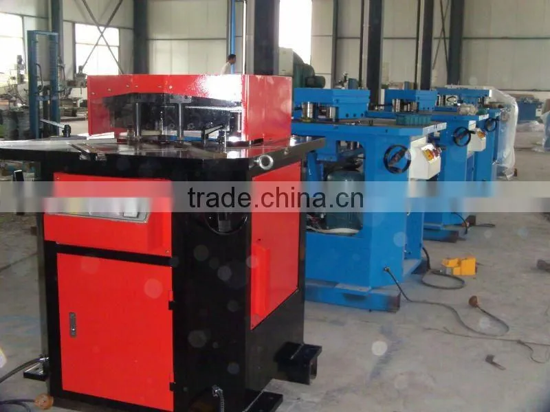 Aluminum window making from factory corner cutting machine