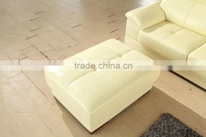 Modern Living Room Leather Sectional Sofa Cushions Sale