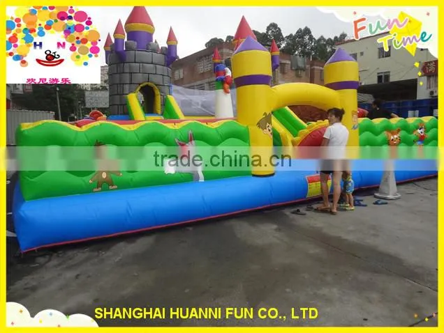 Inflatable Jump Castle/ Inflatable Air Bouncer trampoline with Slide