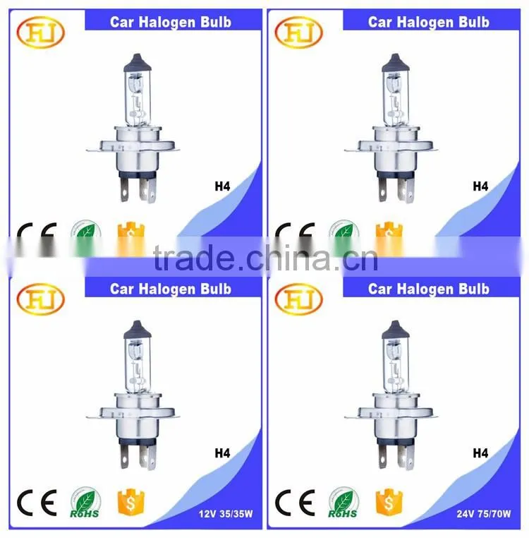 H4 24V Truck Headlight Bulb, H4 Halogen Bulb Car Accessory