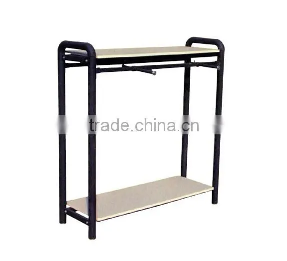 2015 hot cloth shop furniture staimless steel display stand metal display racks