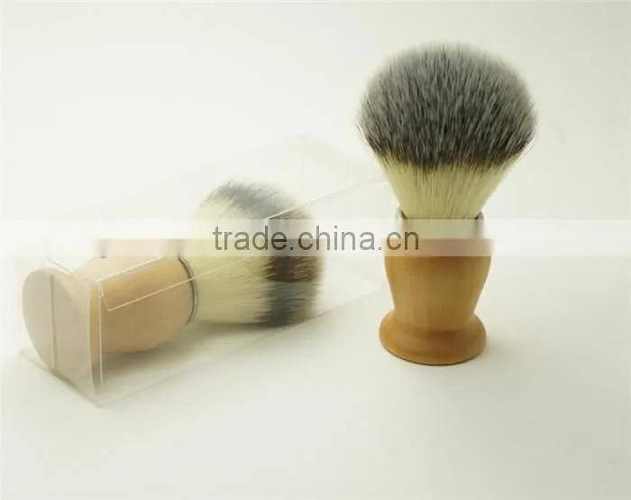 Free Samples Synthetic Shaving Brush with Wooden Shaving Brush Handles