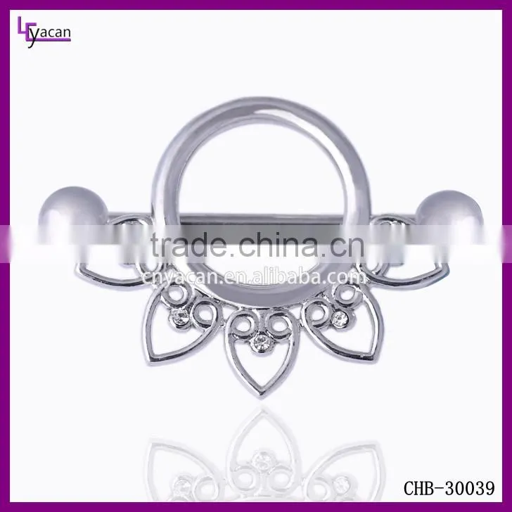 Stainless Steel 16g Female Nipple Piercing