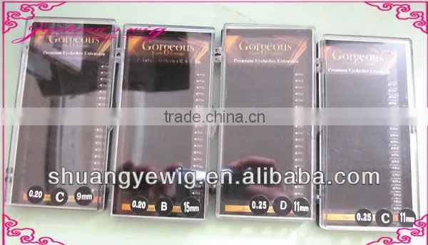 wholesale silk eyelash extension, sexy false Korea import eyelash extension top quality