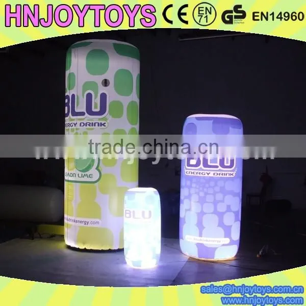 inflatabel advertising can with light