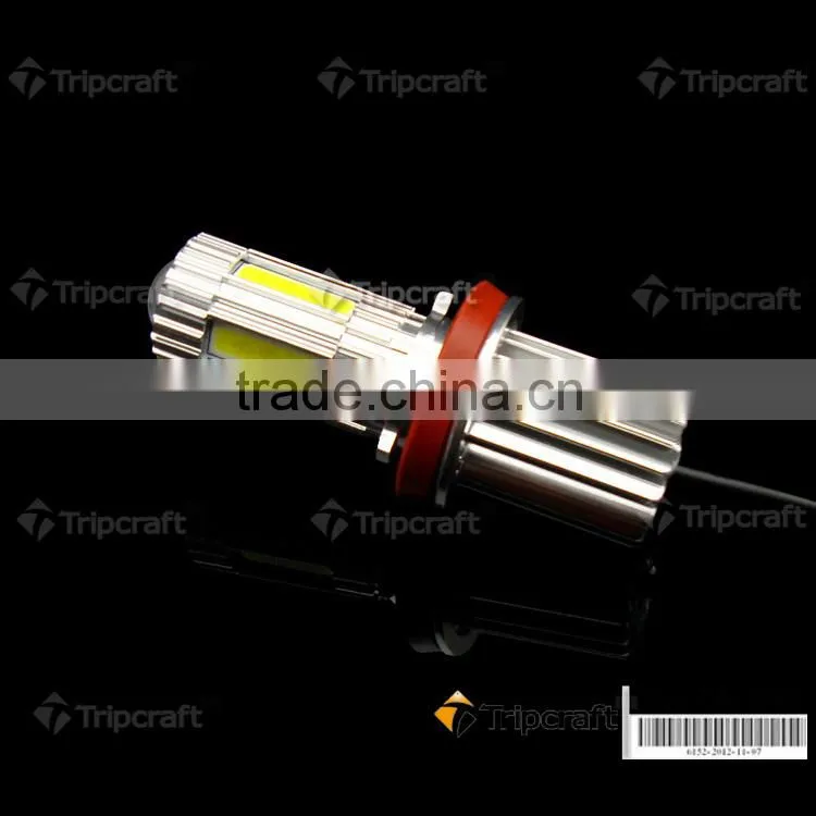 Super Bright 12V-24V 25W 1800LM H4 H7 H8 H9 H10 H11 H16 9005 9006 Sockets 5000K COB Car LED Bulb Headlight