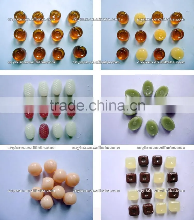 YX600 Factory prices ce multifunctional full automatic mini industrial jelly and hard candy making machine price