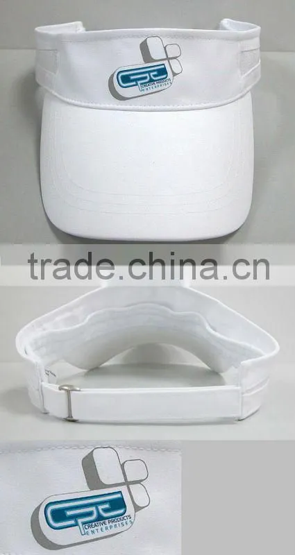 micro mesh embroidery logo velcro closure sun visor cap