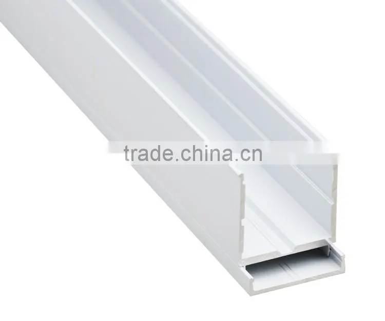 Deep square shape aluminium profile led ceiling or pendant light
