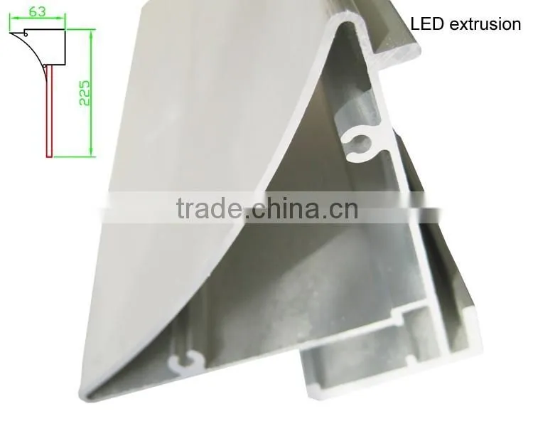 Factory good quality surface mounted led profile for glass shelf light