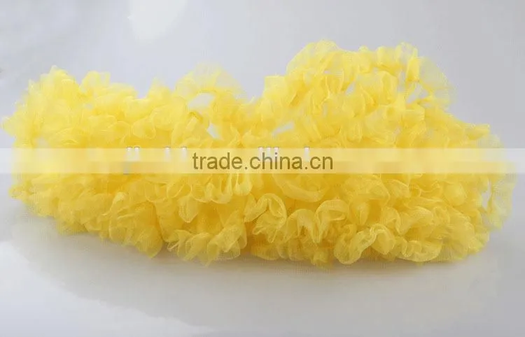 Yellow Ruffled Tutu Skirt For Children Girls