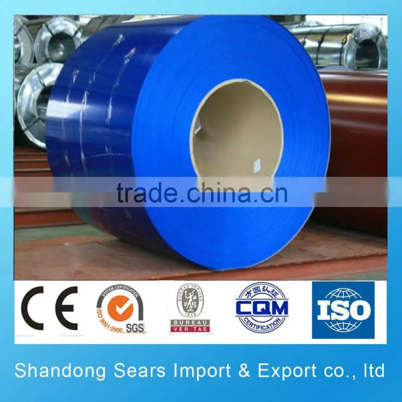 Best Manufacturer color coated PPGI steel coil price with high quality