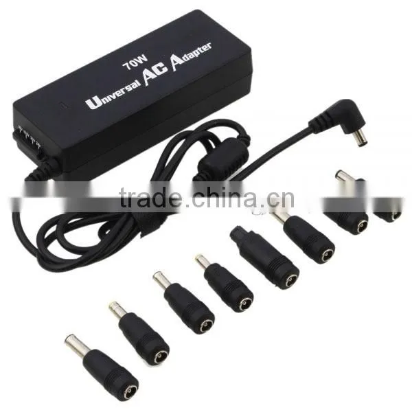 70W Universal Laptop Power Adapter for Acer / for HP / for Dell / for Sony Black