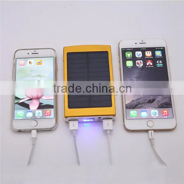 12000mAh Solar Power Bank Charger for Smartphone