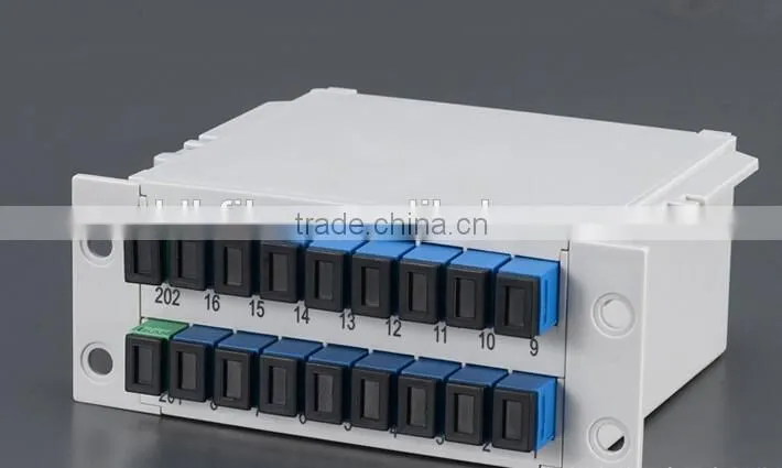 Hot sale optional SC upc 1*8 1*16 1*32 fiber optic splitter, insertion FTTH sc upc fiber optic splitter