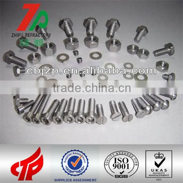 High purity niobium machined screw supplier