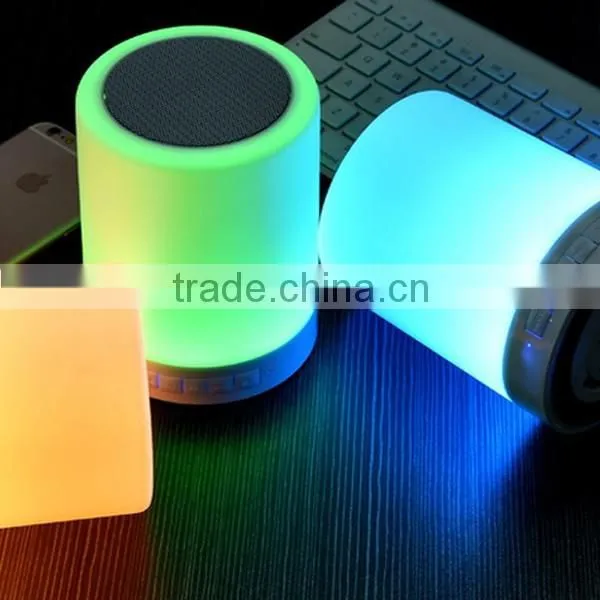 colour changing led lamp light wireless bluetooth speaker