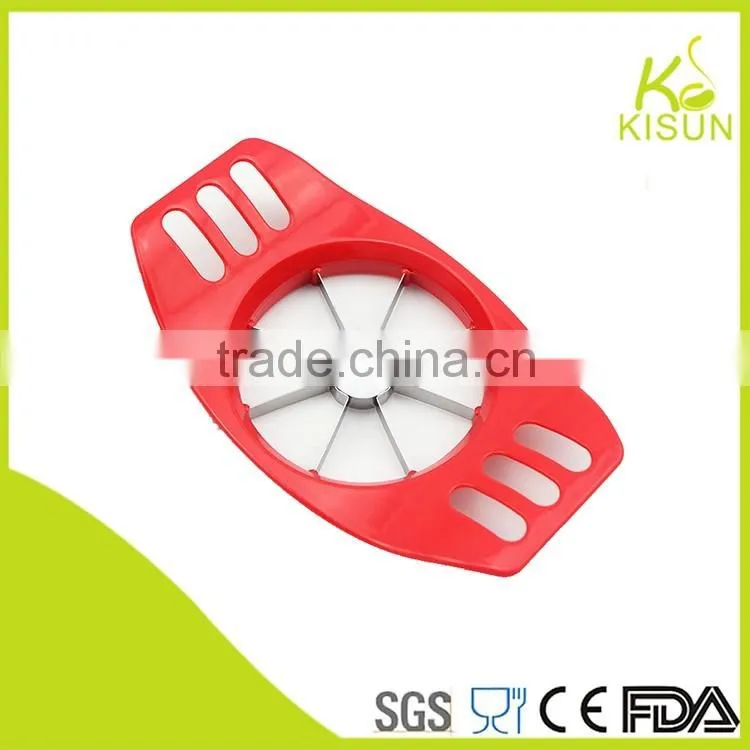 stainless steel & plastic material apple cutter fruit cutter