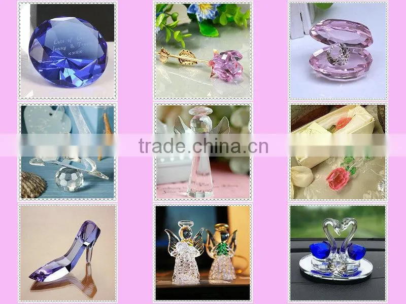 Pretty Flower Wedding Crystal Rose For Wedding Gifts