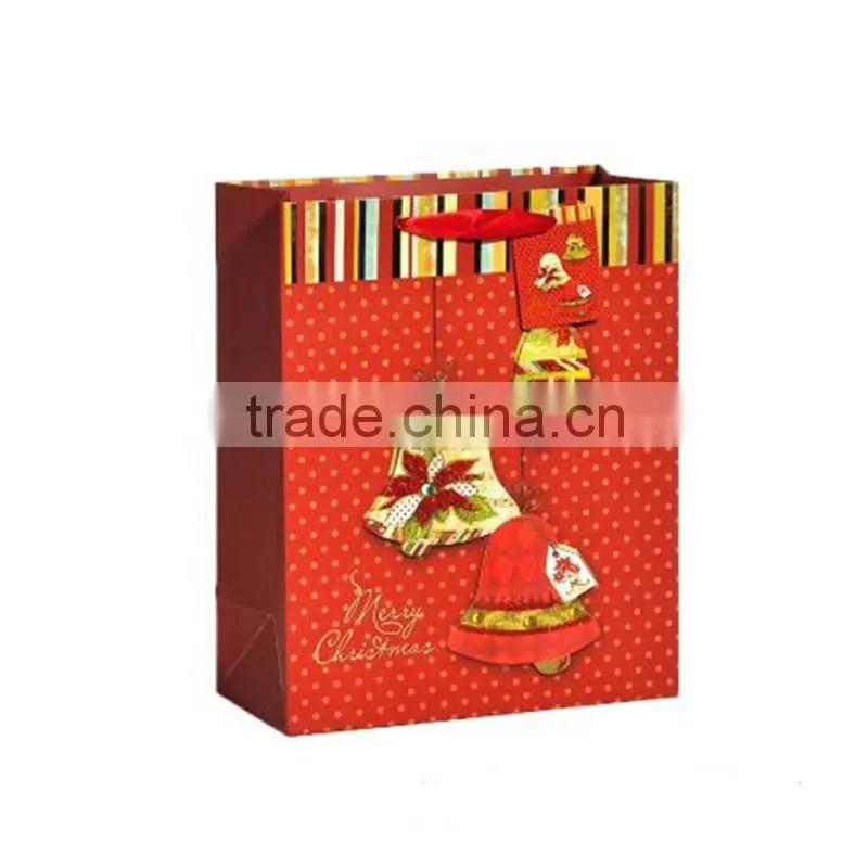Fetival gift paper bag,Christmas shopping paper bag