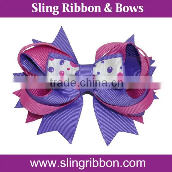 Fashion Ribbon Hair Clips For Kid Wholesale