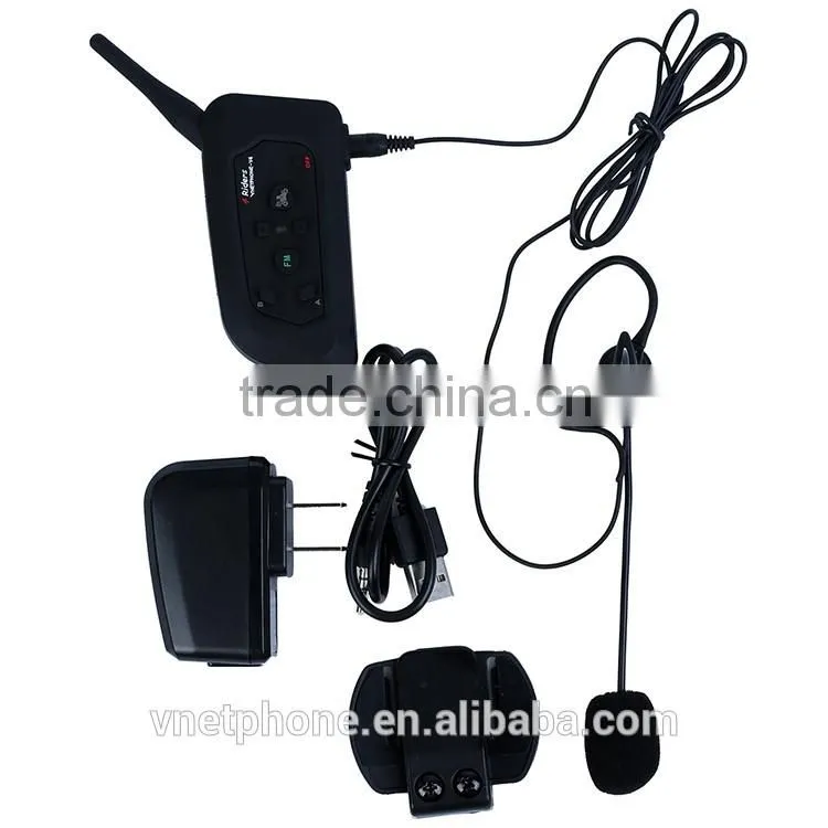 VNETPHONE Original wireless bluetooth intercom communication system two way radio walkie talkie for referee