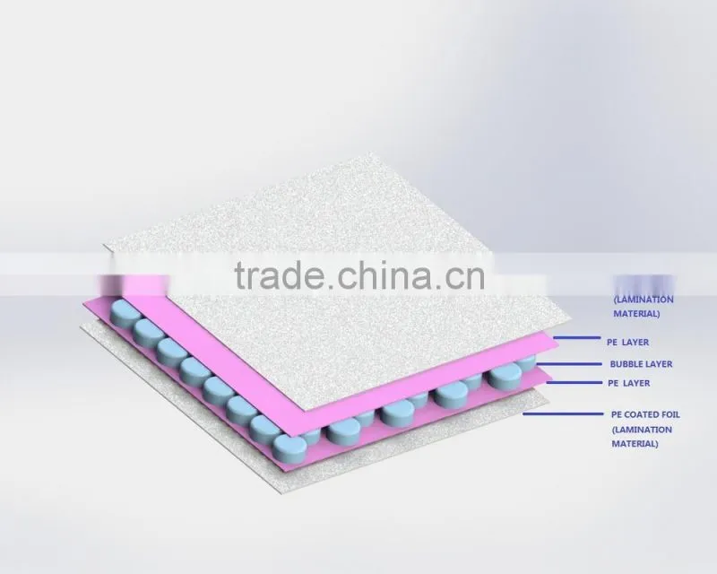 ZT 5 layers model PE air bubble film lamination machinery
