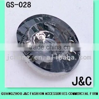 round fashion accessories decorative faced glass stone