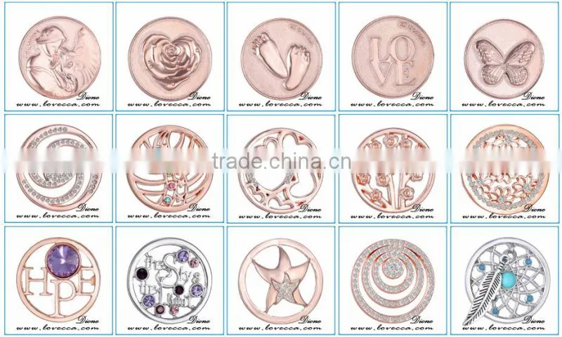 Latest Fashion Coins Changeable DIY Engraved Coin Necklace