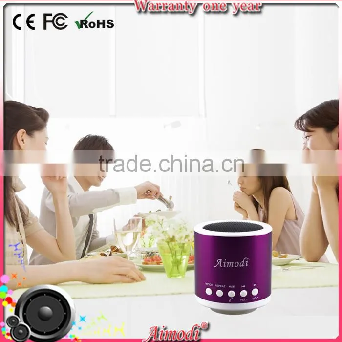 portable mini mp3 player bluetooth speaker wireless with ce fcc rohs 2015 new market