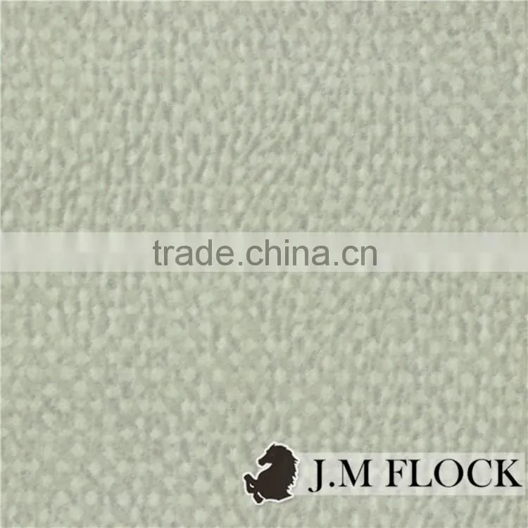 New arrival fashion pattern polyester coral flocking fabric for sofa