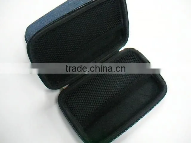 GC-EVA compressed case blue demin hard shell eva pressing case