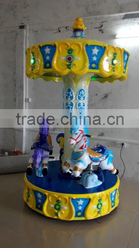 2015 coin operated merry go round 3 seats mini carousel for sale small carousel for sale amusement park equipment rides