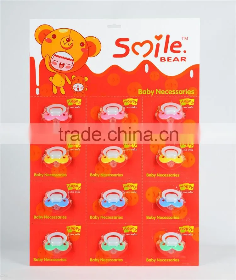 12pk Blister packaging baby products baby nipple pacifier