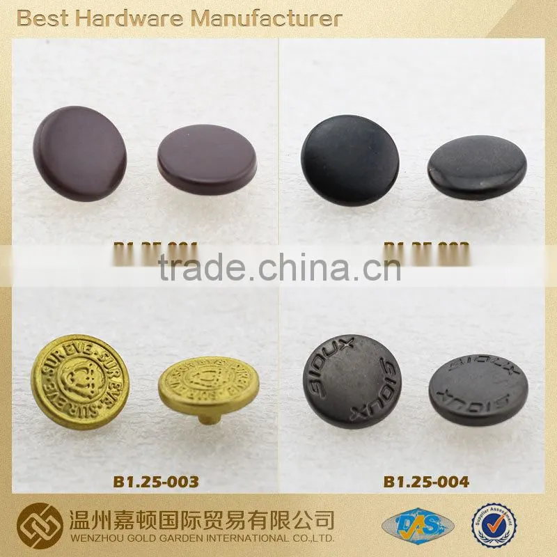 2014 Alloy Custom Snap Button,Metal sanp button,brass button.12.5mm button For Apparel Various Designs