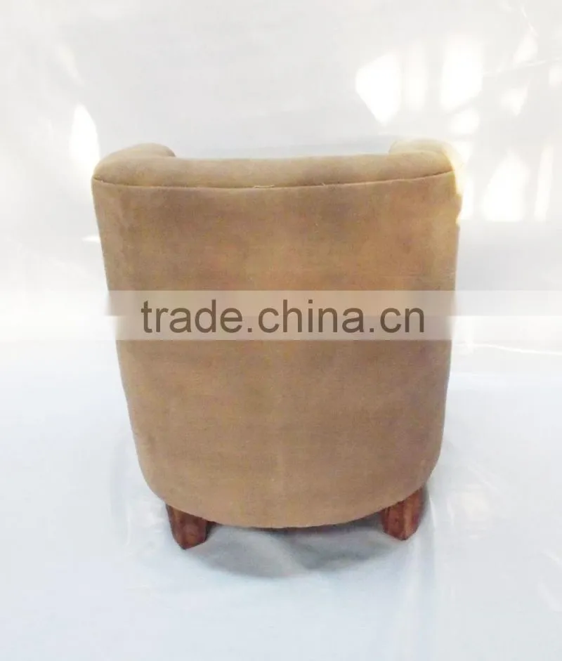 LEATHER CANVAS SINGLE SEATER SOFA,