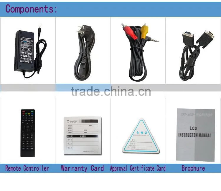 Wholesale Cheap 18.5" TFT LED TV 12V DC/220V AC