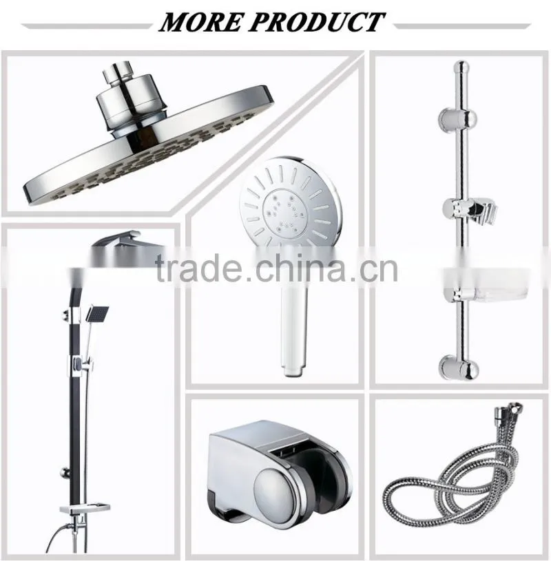 waterfall shower head with head shower